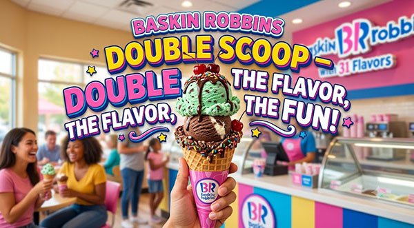 Baskin Robbins Double Scoop – Double the Flavor, Double the Fun