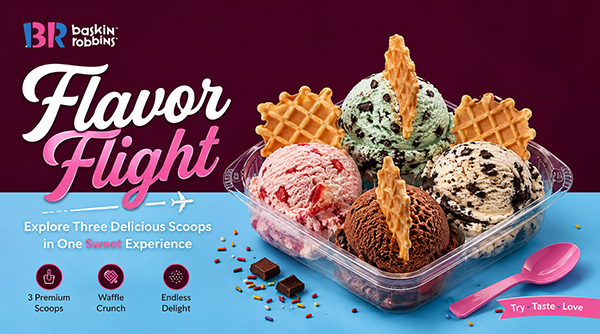 Baskin Robbins Flavor Flight
