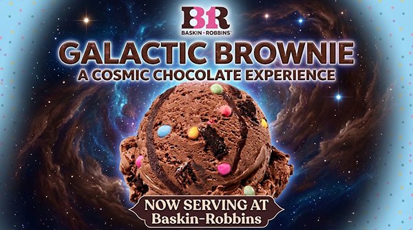 Galactic Brownie A Cosmic Chocolate Experience at Baskin-Robbins