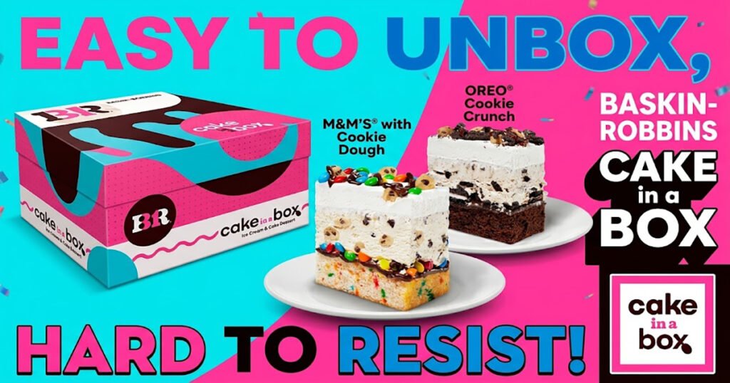 Baskin-Robbins Cake in a Box Easy to Unbox, Hard to Resist